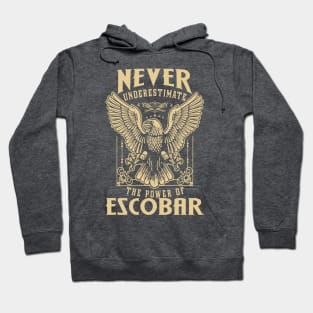 Never Underestimate The Power Of Escobar Hoodie